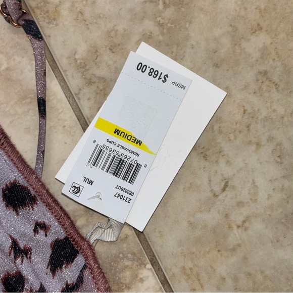 Becca Swimwear Cheetah Print One Piece NWT - Picture 6 of 7